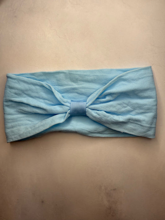Blue interchangeable head wrap