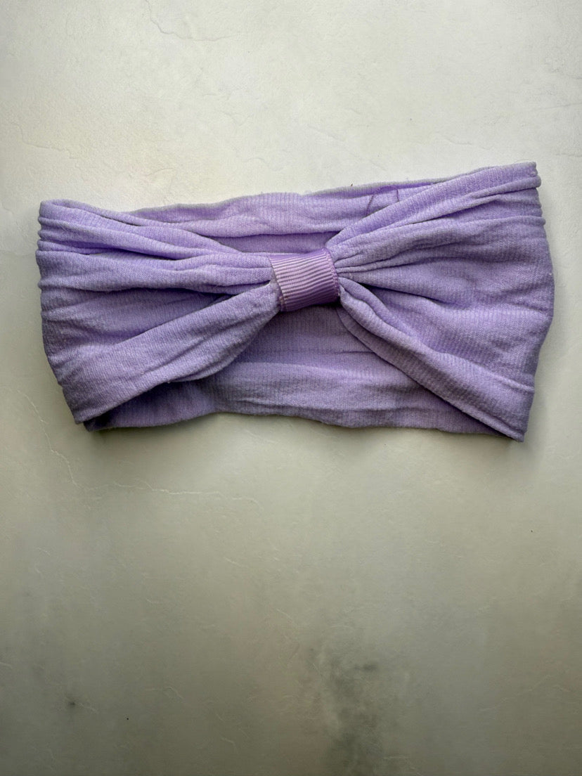 Purple interchangeable head wrap
