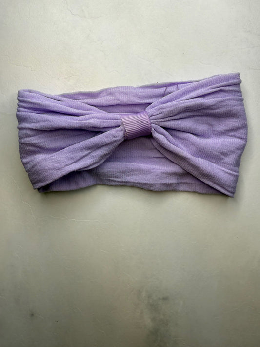 Purple interchangeable head wrap