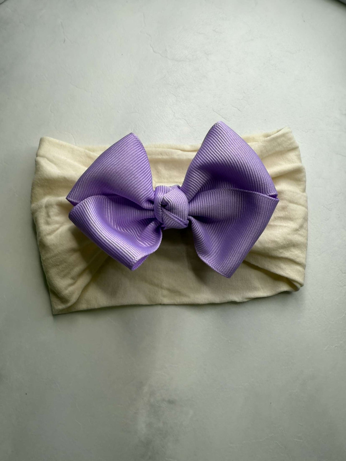 Cream interchangeable head wrap